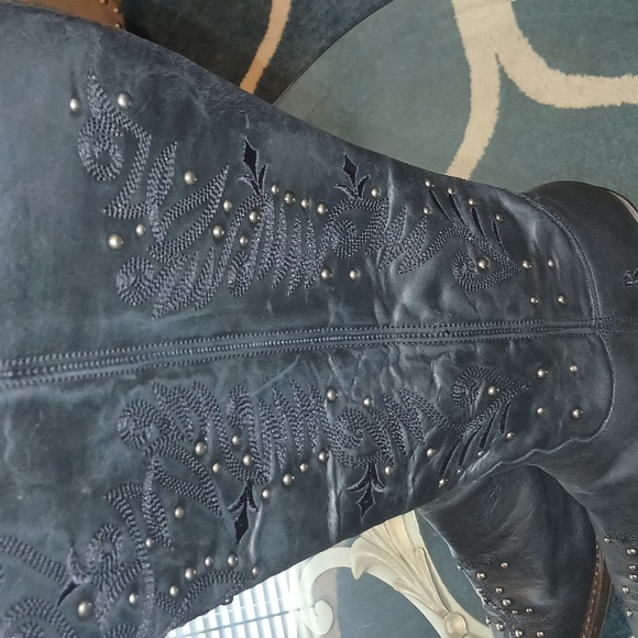 Reba genuine leather cowboy boots - Picture 7 of 12